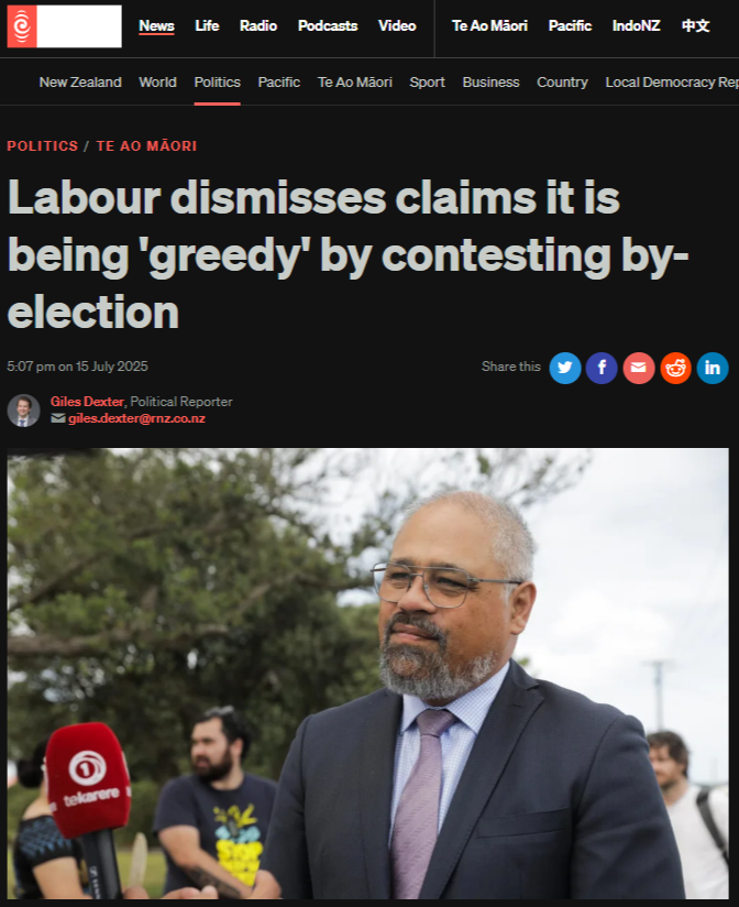 “The Greed of the Red Machine: Labour's Shameless Power Grab Over Māori Graves” - 16 July 2025