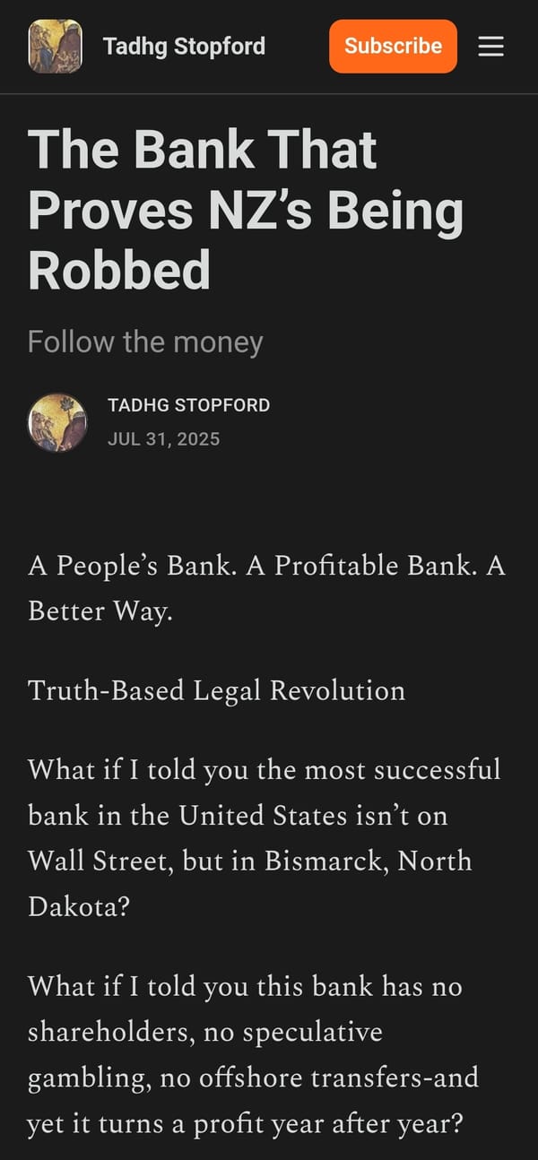 “The Bank That Proves NZ's Being Robbed” - 31 July 2025