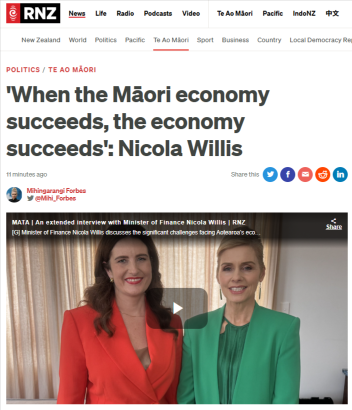 “The Two-Faced Finance Minister: How Nicola Willis Praises Māori Success While Systematically Destroying It” - 24 September 2025