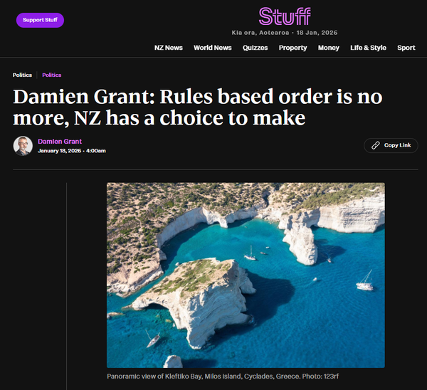 “Damien Grant’s Dangerous Fantasy: How One Op-Ed Demolishes Civilization’s Best Defense Against Tyranny” - 18 January 2026