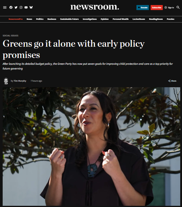 “When the Coalition Crumbles, Our Tamariki Pay: The Green Party's Seven Promises to Children and Karen Chhour's Orchestrated Silence” - 20 August 2025