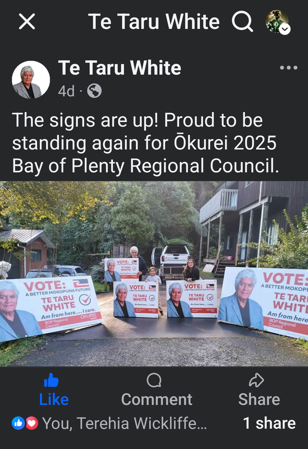 “Standing Strong Against the Storm: Why Te Taru White's Re-election is Critical for Māori Survival in Local Government” - 21 August 2025