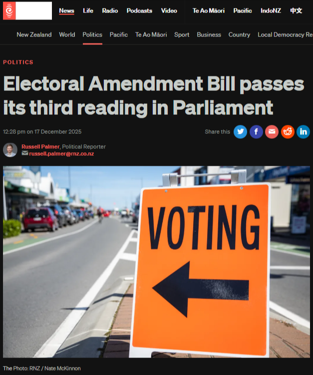 “The Electoral Amendment Bill 2025: Democracy Under Siege—A Network of Power and Disenfranchisement” - 18 December 2025