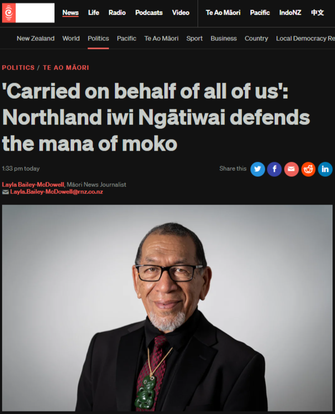 “Defending the Sacred: Te Moko as Mana in the Face of Colonial Disrespect” - 26 June 2025