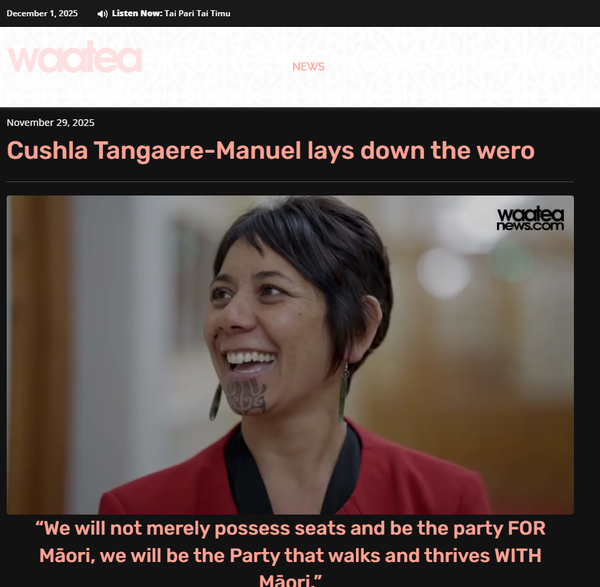 “The Green Lantern Ring Detects a Construct: Labour’s “Mana Motuhake” Mirage” - 1 December 2025