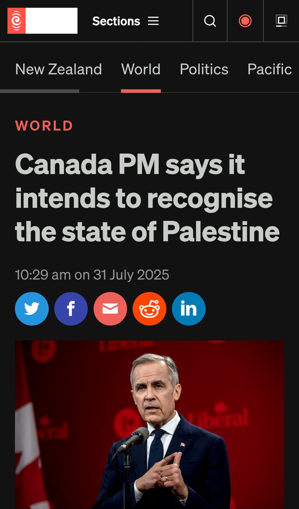 “When Settler States Dance: Canada's Palestine Recognition and the Colonial Media Machine” - 1 August 2025