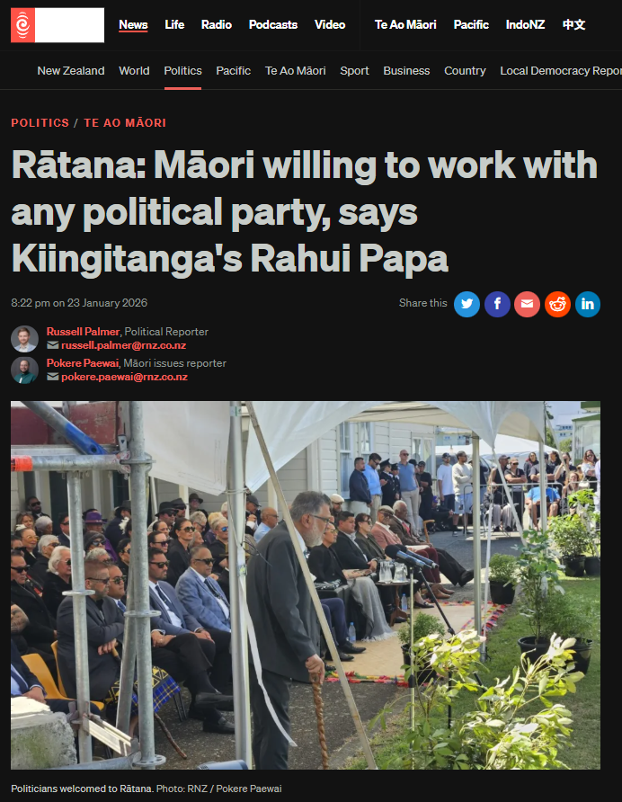 “Three Articles That Expose the Crown’s Constitutional Assault and Māori’s Divided Response” - 24 January 2026