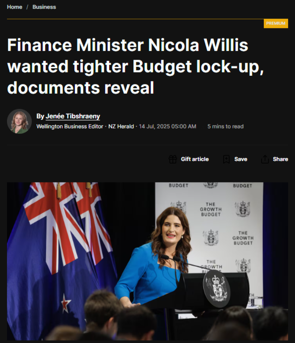 “Unmasking the Propaganda: Willis's Budget Lockup Lies Exposed” - 14 July 2025