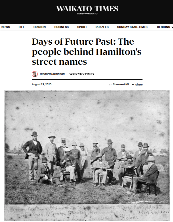 “The Hollow Monuments of Colonial Memory: How Hamilton's Street Names Immortalize Land Thieves and Murderers” - 24 August 2025