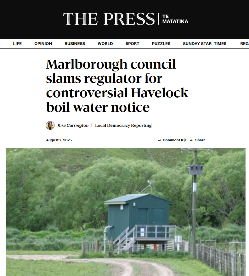 “When the Crown's Water Commissars Strike” - 8 August 2025