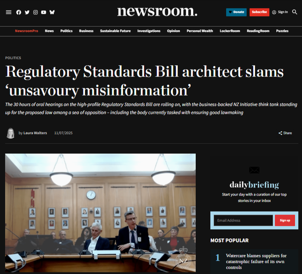 “The Regulatory Standards Bill: A Corporate Coup Against Te Tiriti o Waitangi” - 12 July 2025
