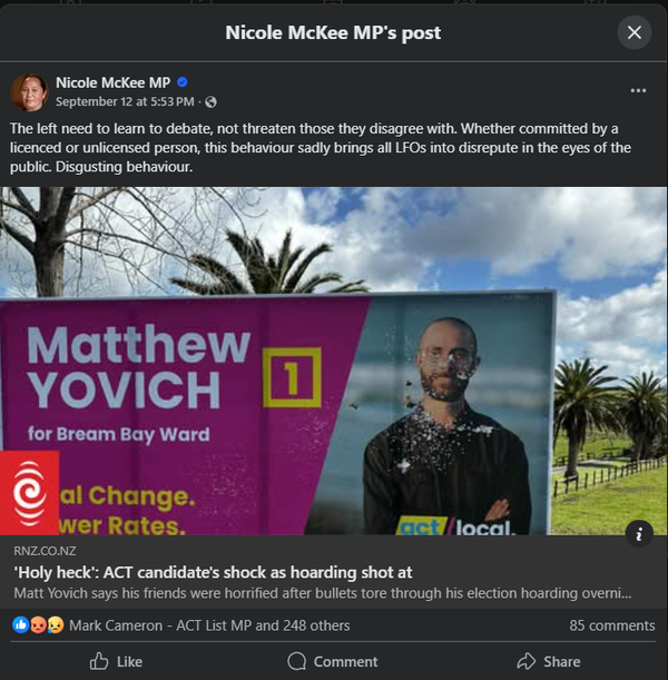 “The Colonial Puppet's Theater: When Nicole McKee Demands Civility While Wielding State Terror” - 14 September 2025