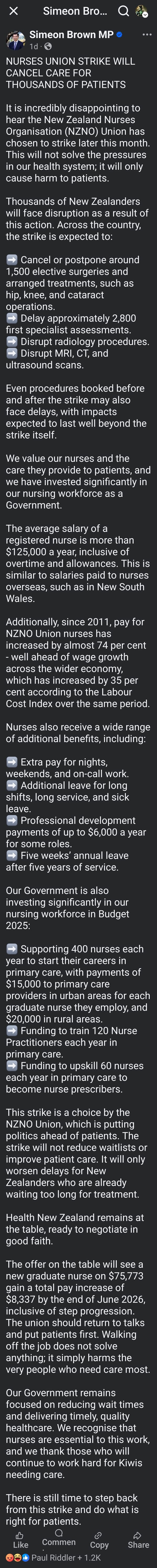 “Kaitiaki of Truth: Exposing Simeon Brown's Shameful Betrayal of New Zealand's Healthcare Heroes” - 13 July 2025