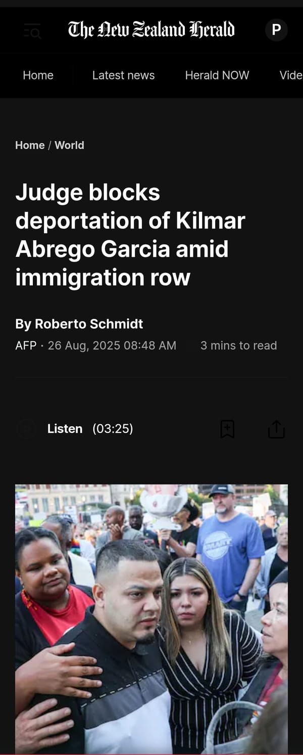 "The Kilmar Abrego Garcia Case and America's Colonial Deportation Machine" - 26 August 2025