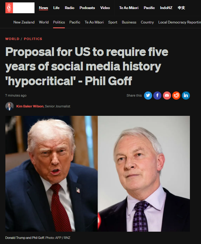 “How Trump’s ESTA Surveillance State Ended My Travels to the Empire” - 11 December 2025