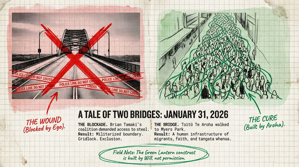 “When the Bridge Becomes a Metaphor: Two Protests, Two Visions of Aotearoa’s Soul” - 31 January 2026