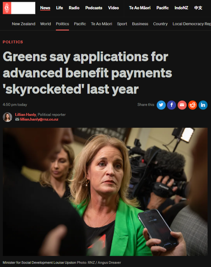 “The Neoliberal Cruelty of Louise Upston: How MSD’s “Hardship Prevention” Doubles Hardship” - 3 December 2025