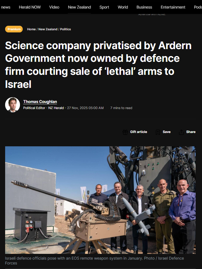 “The Ardern Government’s Quiet Betrayal” - 27 November 2025