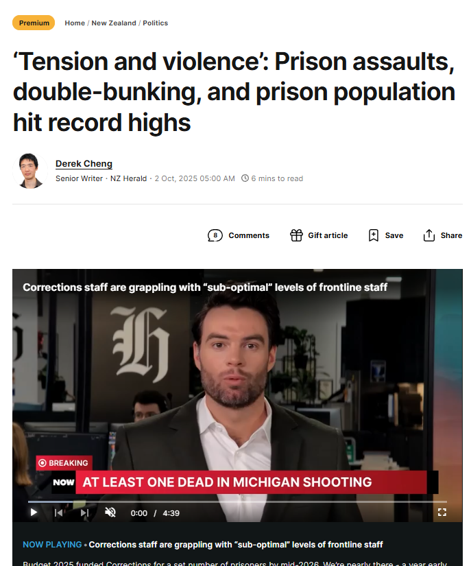 “The Prison Industrial Complex is Exploding While Our People Suffer” - 2 October 2025