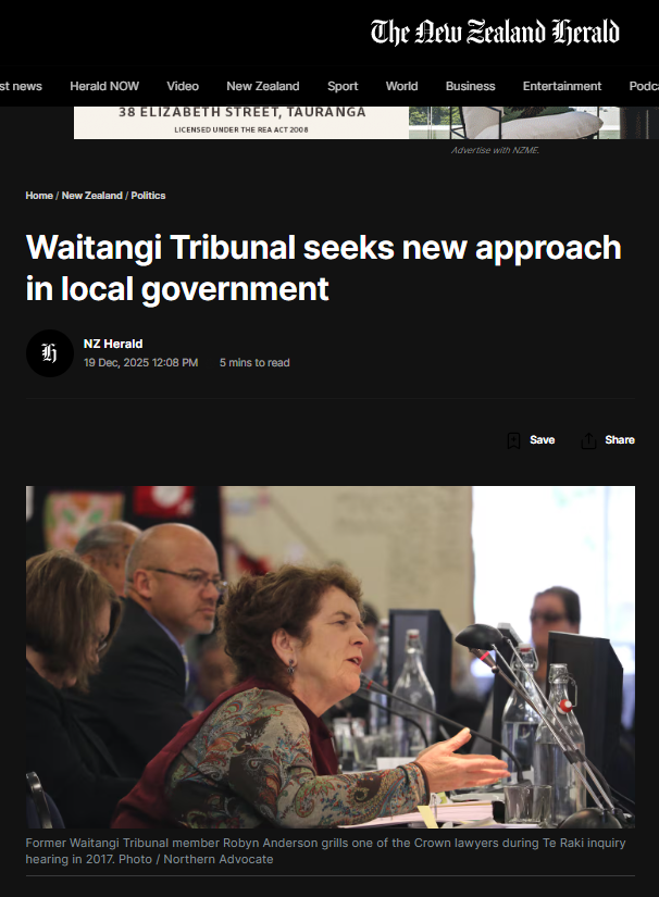 “The Tribunal Butchery: How Luxon’s Government Murdered Justice to Appease the Right-Wing Mob” - 21 December 2025