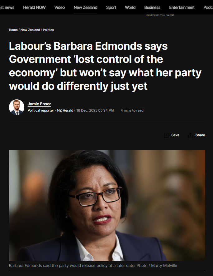 “The Theatre of Empty Hands: Barbara Edmonds and the Neoliberal Art of Demanding Everything While Offering Nothing” - 17 December 2025